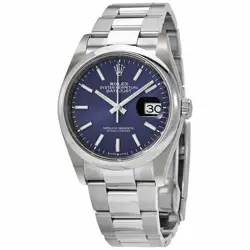 ROLEX DATEJUST 36 BLUE DIAL MEN'S WATCH 126200BLSO