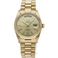 ROLEX day date watch 18038(9) Box Warranty card International service warran...