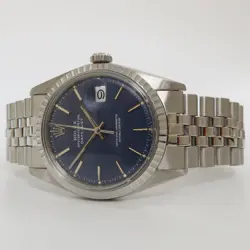 ROLEX DATEJUST 36 BLUE JEAN DIAL NON-QUICKSET STAINLESS STEEL JUBILEE 1603