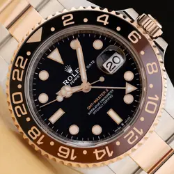 2022 NEW CARD ROLEX GMT MASTER II 126711 CHNR ROOT BEER 18K ROSE GOLD 40MM WATCH