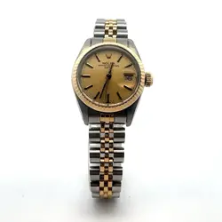ROLEX DATEJUST LADIES 26MM TWO-TONED JUBILEE BRACELET WATCH MODEL 6917