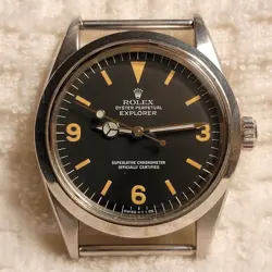 Vintage Rolex Explorer Ref 1016 Circa 1967 Watch 1,7 Serial Number