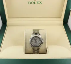 ROLEX LADIES YACHT-MASTER 169622 PLATINUM DIAL SS OYSTER NO PAPERS 29MM