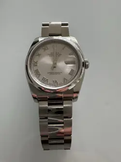 ROLEX DATEJUST 36MM  OYSTER SILVER ROMAN DIAL