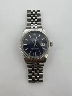 Rolex Datejust Dark Blue Men's Jubilee Bracelet Watch - 16030