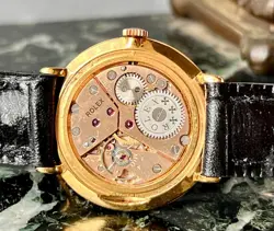 VTG ROLEX VICEROY BEIGE DIAL 18Kts GOLD PLATED CASE CIRCA 1930 APROX