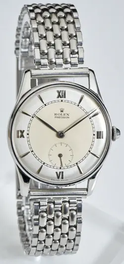 ROLEX PRECISION SWISS 1947 GENTS VINTAGE RARE COLLECTORS WATCH 32MM, SERVICED