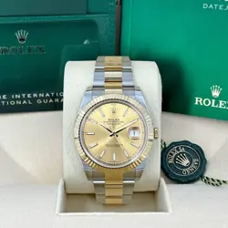 ROLEX DATEJUST 41, 18K YELLOW GOLD, OYSTERSTEEL , REF# 126333-0009, UNWORN 2024