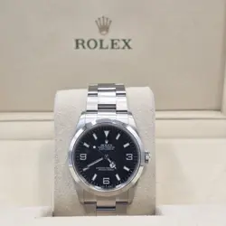 2006 ROLEX EXPLORER I 114270 MEN'S AUTOMATIC 36MM STEEL BLACK DIAL WATCH