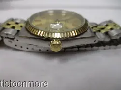 VINTAGE ROLEX TUDOR AUTO PRICE 25 RUBIS WATCH MENS 74000 2824-2 GOLD DIAL