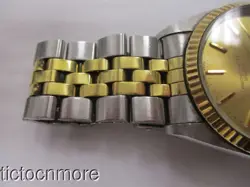 VINTAGE ROLEX TUDOR AUTO PRICE 25 RUBIS WATCH MENS 74000 2824-2 GOLD DIAL
