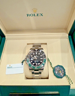 NEW NEVER WORN 2025 ROLEX GMT-MASTER II SPRITE 40MM 126720VTNR OYSTER BRACELET