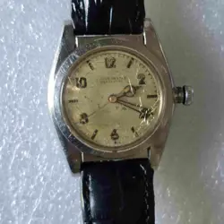Vintage 1940s ROLEX Bubble-Back Steel Wristwatch. Ref: 2940. Cal: 645