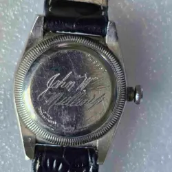 Vintage 1940s ROLEX Bubble-Back Steel Wristwatch. Ref: 2940. Cal: 645