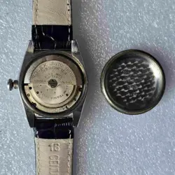 Vintage 1940s ROLEX Bubble-Back Steel Wristwatch. Ref: 2940. Cal: 645