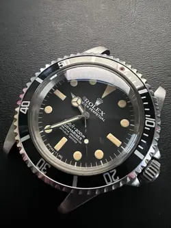 1979 Rolex Submariner 5512 40mm 4 Line Patina Dial Cal 1570 Watch W Box / Papers