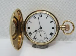 1920S VINTAGE ROLEX POCKET WATCH GOLD PLATED CASE VERY GOOD CONDITION & WORKING.