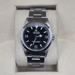 2001 ROLEX EXPLORER I 114270 MEN'S AUTOMATIC 36MM STEEL BLACK DIAL WATCH