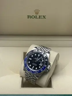 ROLEX GMT MASTER II BATGIRL BRAND NEW FULL SET BOX AND PAPERS 126710BLNR