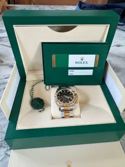 2019 ROLEX DAYTONA BLACK DIAL 116503 TWO TONE FULL SET. BEAUTIFUL WATCH
