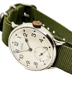 Vintage Rolex Marconi Jumbo 40 mm Silvered Dial