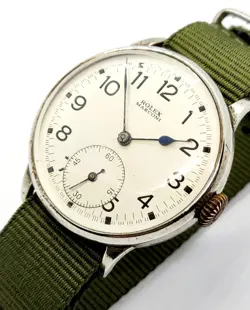 Vintage Rolex Marconi Jumbo 40 mm Silvered Dial