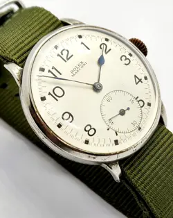 Vintage Rolex Marconi Jumbo 40 mm Silvered Dial