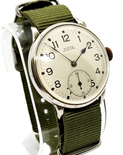 Vintage Rolex Marconi Jumbo 40 mm Silvered Dial