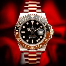 ROLEX GMT MASTER II 126711CHNR ROOTBEER TWO TONE 18K ROSE GOLD COMPLETE SET