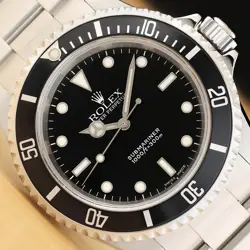 2002 ROLEX SUBMARINER 14060M 40MM NO DATE STAINLESS STEEL OYSTER BLACK WATCH