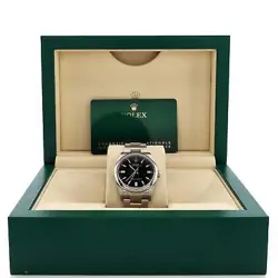 ROLEX OYSTER PERPETUAL AUTOMATIC WATCH STAINLESS STEEL 36