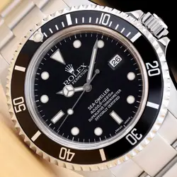 2000 ROLEX SEA-DWELLER DATE 16600 40MM BLACK DIAL STAINLESS STEEL WATCH W/ PAPER