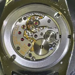 ROLEX 4233 CELLINI DANAOS WHITE GOLD BLACK ARABIC DIAL 33 MM (V.GOOD & ORIGINAL)