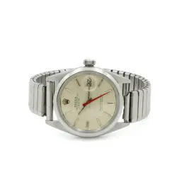Vintage Rolex OP Date Ref. 1500 Silver Sunburst Dial 34mm As Is #W161114-1