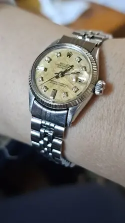 Vintage Rolex Datejust 6517 Diamond Markers  Women's Automatic Watch 1963