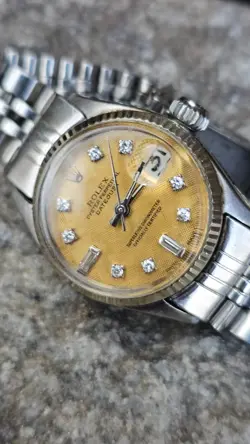 Vintage Rolex Datejust 6517 Diamond Markers  Women's Automatic Watch 1963