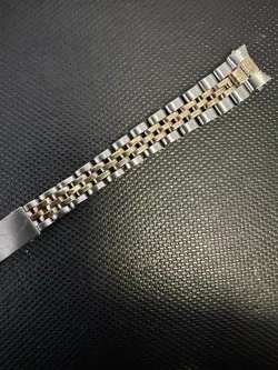 Rolex 7834 14K Gold & Steel folded Bracelet 13mm Ladies