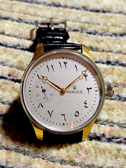 ROLEX MARCONI * HIGH GRADE QUALITY ANTIQUE MOVT CONVERTED TO WRISTWATCH