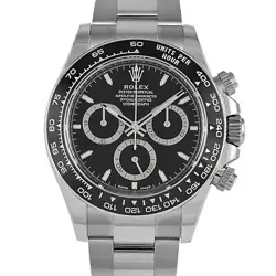 ROLEX DAYTONA BLACK DIAL WATCH 126500LN