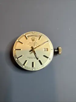 ROLEX PRESIDENT 1803 CALIBER 1556 MOVEMENT WITH DIAL, CIRCA 1978