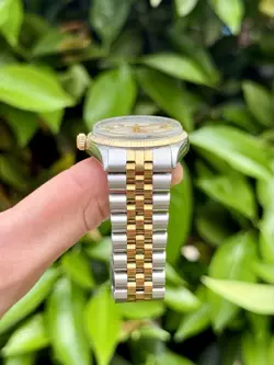Rolex Oyster Perpetual 34mm 14K Yellow Gold/Steel Two Tone Watch Ref. 1005