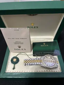 MOISSANITE DIAMONDS ROLEX