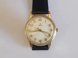1956 GENTS 9K GOLD ROLEX TUDOR DOCTORS WATCH IN EXCELLENT ORIGINAL CONDITION