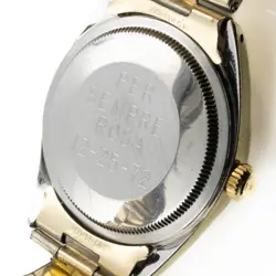Vintage Rolex OP Date Ref. 1550 Gold-Capped Case Champagne Dial 34mm #W161587-1