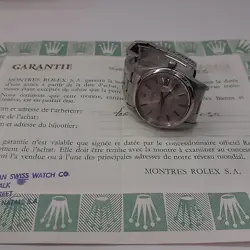 W/PAPERS ROLEX OYSTERDATE