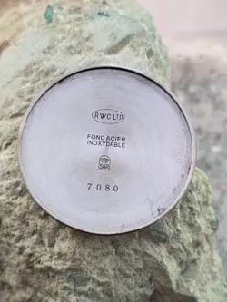 ROLEX MARCONI   A CUERDA DE HOMBRE DIAL RESTAURADO COLOR TURQUESA CAJA NIQUEL