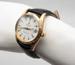 Estate $15,000 18k Yellow Gold ROLEX DATEJUST MIDSIZE 33mm Watch SERVICED