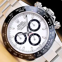 2020 ROLEX DAYTONA COSMOGRAPH 116500LN 40MM WHITE STEEL PANDA WATCH W/ CARD