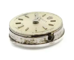 Rolex 1401 Movement Ladies Watch 17 Jewels & 0.34 ctw Diamonds for Repair/Parts