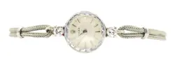 Rolex 1401 Movement Ladies Watch 17 Jewels & 0.34 ctw Diamonds for Repair/Parts